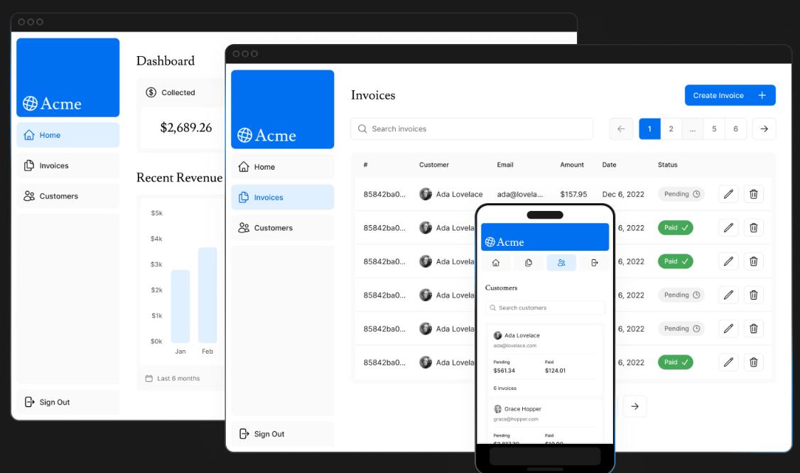 Next JS fundamentals tutorial project